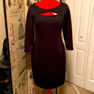 H&M sleek black dress